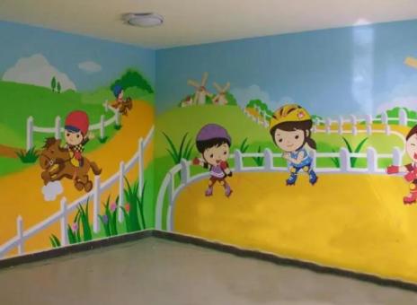 道孚幼儿园墙体彩绘制作流程及注意事项