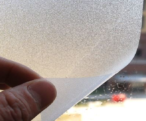 道孚玻璃门外面粘广告用什么材料好？